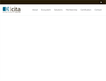 Tablet Screenshot of icita.com